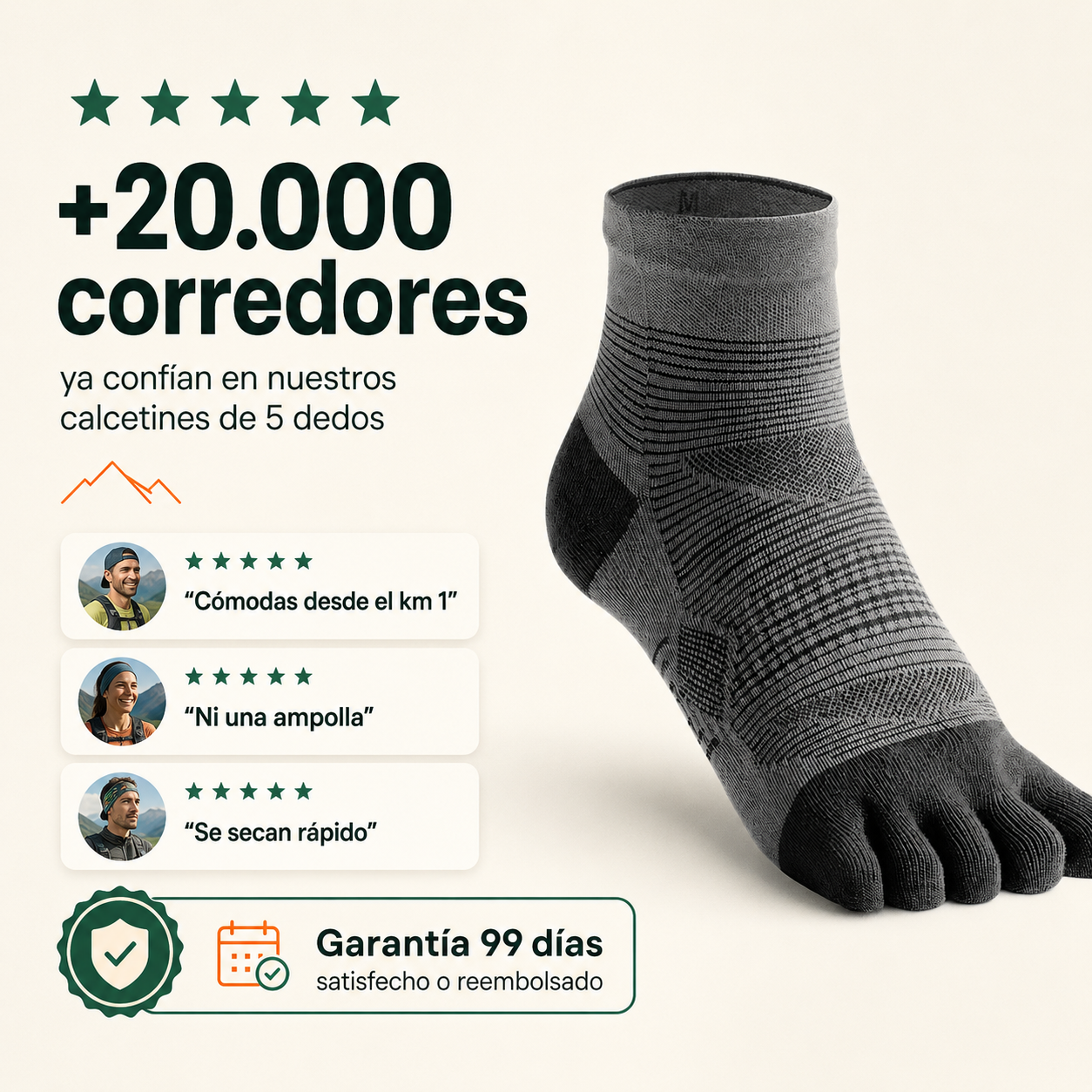 Calcetines de Dedos