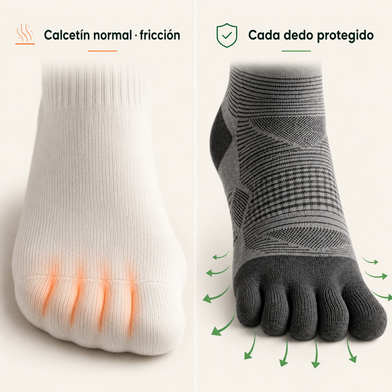 Calcetines de Dedos
